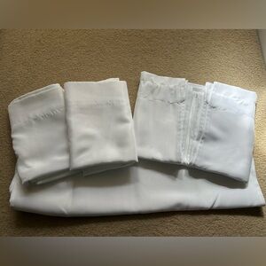 Mainstays Arctic White Four Sailcloth Panels (2 Pairs) 28”W x 84”L